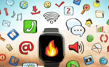 Co oznacza płomień na smartwatch?